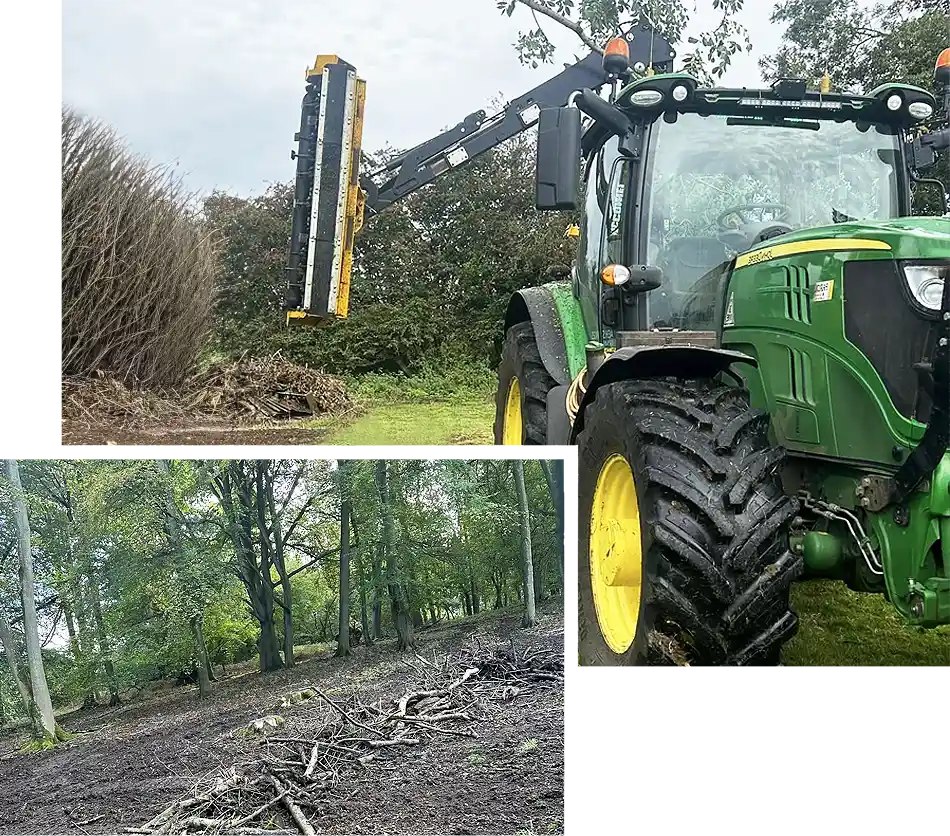 We provide land, site and woodland clearance services