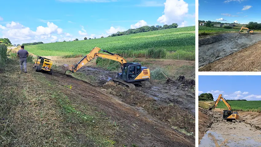 Balance Pond Clearance and Reline